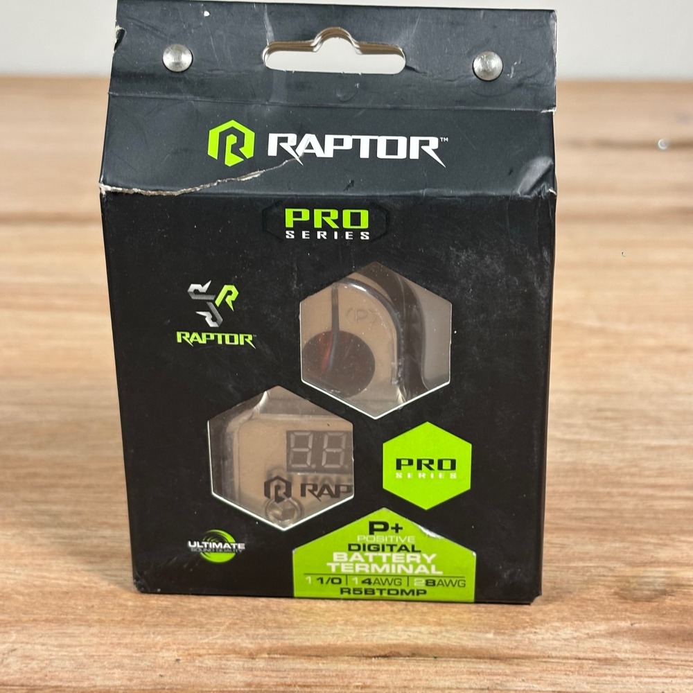 Raptor Pro Series P+ Positive Digital Battery Terminal 1/0 4 8 AWG R5BTDMP Metra